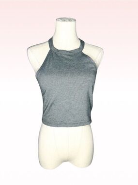 ZARA Gray Halter Neck Top (Sz M)